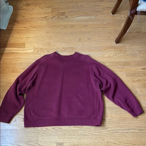 RARE Vintage Eddie Bauer Maroon Sweatshirt Men’s XL Sport Shop Seattle - Picture 3 of 4
